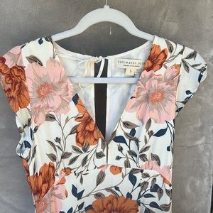 Saltwater Luxe size small midi, floral dress
